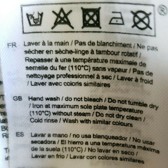 MAJE Relim Optic Illusion long sleeve lace crewneck dress black ivory Sz 2 M NEW - Picture 10 of 11